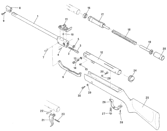 Schema funzionamento carabina pcp